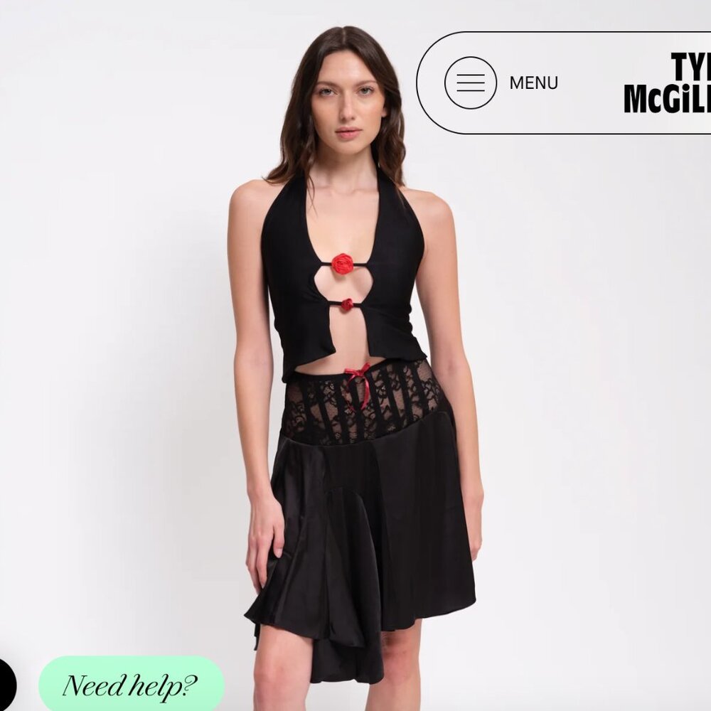 Corset Skirt - Tyler Mcgillivary - Sz L